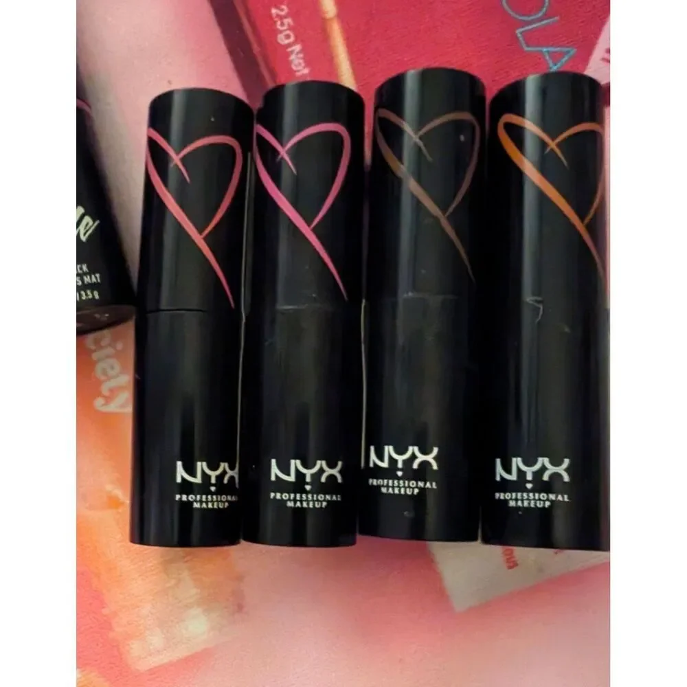 NYX Suede Matte Satin Lipstick Set 16 Colors Assorted Women Makeup New